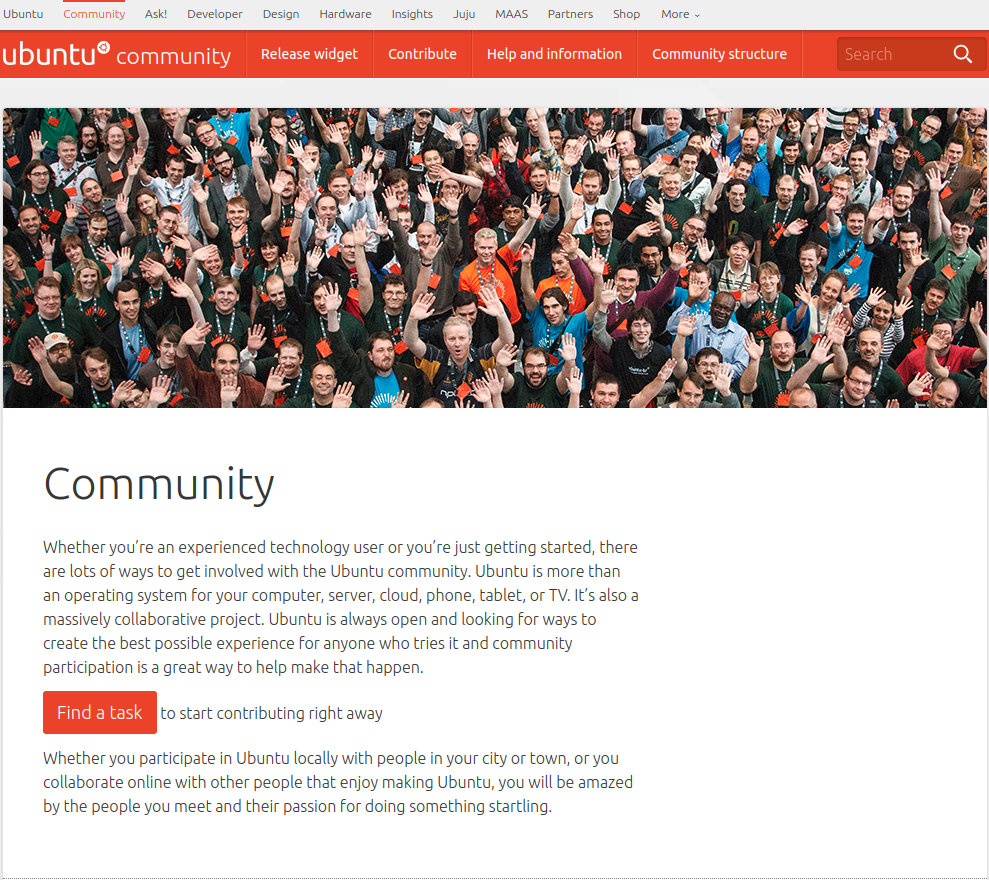 The previous Ubuntu Community site