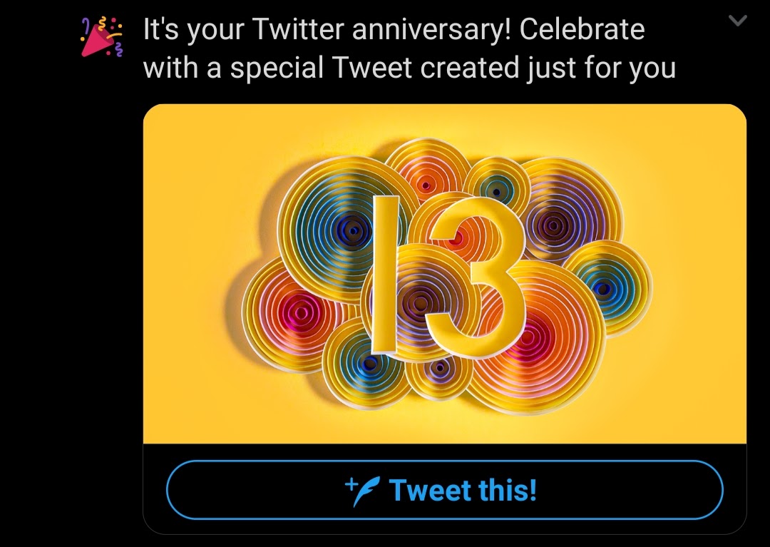 Twitter Anniversary