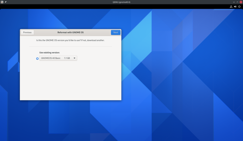 GNOME installer