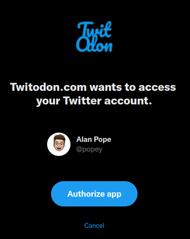 Twitter Authentication