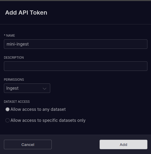API token permissions
